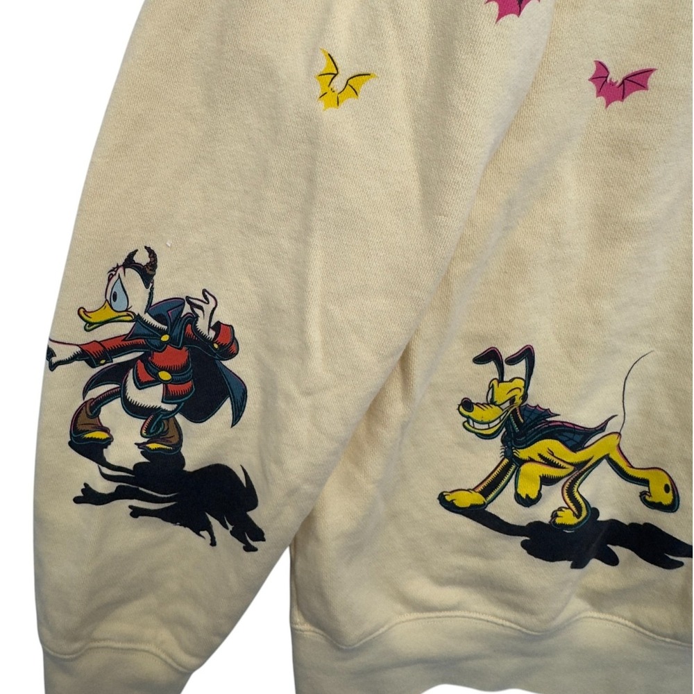 Disney Parks Mickey Mouse & Friends Halloween Pullover Sweatshirt 2023 Adult M - Picture 3 of 9
